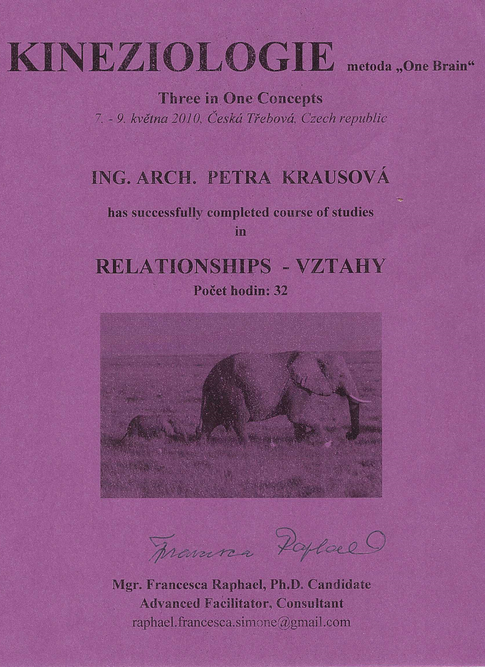 Relationships – Vztahy